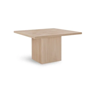 Belinda Natural Oak Veneer Dining Table - Image 1 of 4