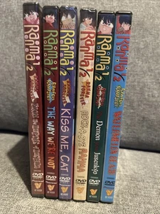 Ranma 1/2 DVD Konvolut einige neu NTSC 6x siehe Beschreibung - Bild 1 von 8