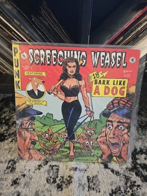 Screeching Weasel Bark Like A Dog 1996 Mint Green Vinyl Used LP - Image 1 of 4