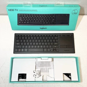 Logitech K830 Wireless TV Keyboard. Used Maybe once, open box. - Picture 1 of 10