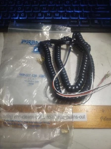 Telephone Handset non-modular Receiver Cord 12ft Black Premier NC-HCSS-4-`1-BLK - Picture 1 of 5