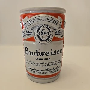 Jarrón maceta Ceramarte Budweiser raro etiqueta lata de cerveza CS-18 más grande que la piedra - Imagen 1 de 13