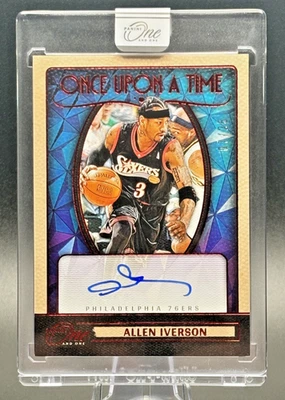 2024-25 Panini One And One Allen Iverson On Card Auto Once Upon A Time Red /25 - Image 1 of 4