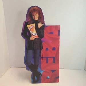 VTG Reba McEntire Fritos Scoops Store Stand-up 18" Display 1995 Frito-Lay  - Picture 1 of 11