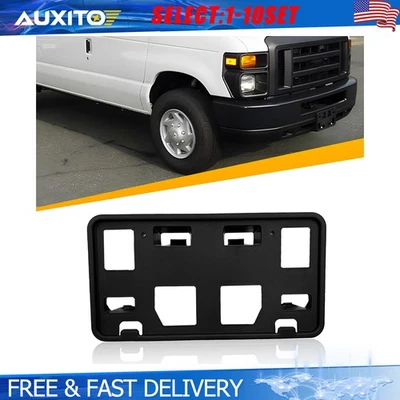Front License Plate Bracket Holder For 2008-14 Ford E-350 Super Duty E-250 1-5X - Image 1 of 4