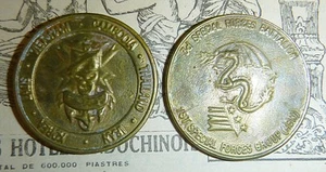 2 x CHALLENGE COINS - US SPECIAL FORCES - ARVN - NUNG NAMED - Vietnam War, C.479 - Picture 1 of 9