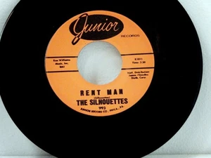 THE SILHOUETTES 7 Inch 45 Rent Man_Your love is all I need 1963 Junior RE Vinyl - Bild 1 von 1