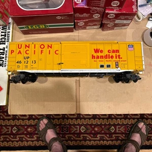 LGB 40933 Union Pacific G Gauge 50’ Steel Boxcar, New - Picture 1 of 10