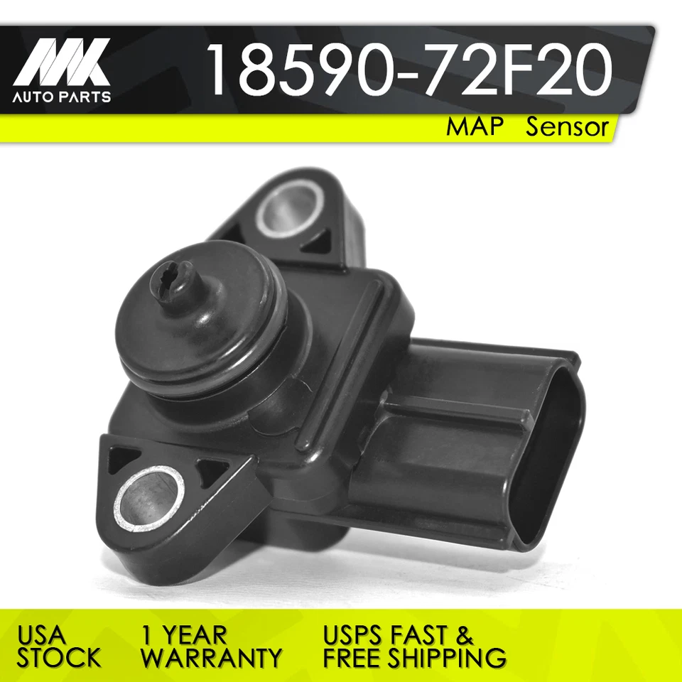 18590-72F20 MAP Manifold Air Pressure Sensor For Suzuki Vitara Chevrolet Tracker - Image 1 of 4