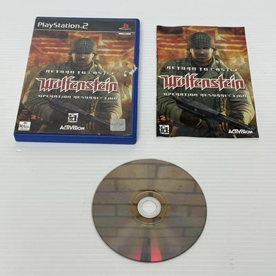 Return to Castle Wolfenstein PlayStation 2 PS2 PAL Game Complete with Manual VGC - Image 1 of 4