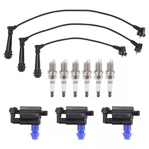 Ignition Coils Wire Set + 6x Spark Plug for Lexus GS300 IS300 SC300 3.0L L6 - Foto 1 di 11