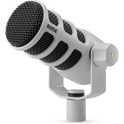 RODE PodMic Dynamic Podcasting Microphone (White) - Image 1 of 4