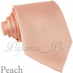New Men's Peach Skinny Slim Necktie Tie Only Formal Party Wedding Prom 200FFF - Picture 1 of 1