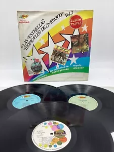 LAS ESTRELLAS TROPICALES de MEXICO vol.2 (SONY/YURIKO MEXICO 3x VINYL LP) EX - Picture 1 of 21