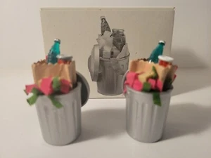 Department 56 The Original Snow Village “Christmas Trash Cans” #5209-4 Christmas - Picture 1 of 1