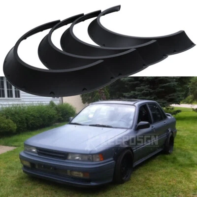 Para Mitsubishi Galant LS SE ES Guardabarros Llamaradas Kit Cuerpo Ancho Arcos de Rueda Cubierta Foto 1 de 4