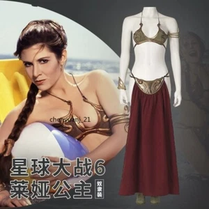 Star Wars: Der Aufstieg Skywalkers Prinzessin Leia Sklave Attire Cosplay Kostüm Anzug - Bild 1 von 7