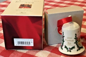 Weihnachts Glocke Ornament - Christmas Bell - Ole Winter - Porcelain - Picture 1 of 5