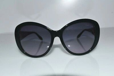 Nuevas gafas de sol Roberto Cavalli auténticas Temoe negras de gran tamaño 727S 01B 60 mm Foto 1 de 4