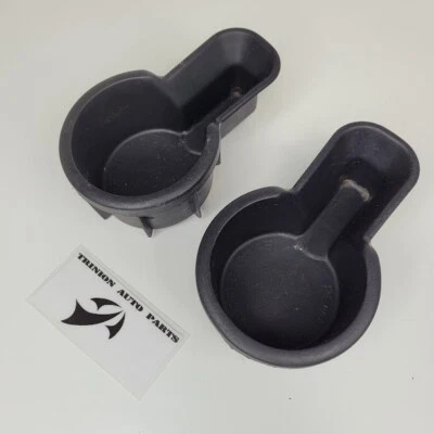 2000-2004 Nissan Xterra Center Console Cup Drink Holder Insert Pair Set of 2 OEM - Image 1 of 3