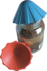 Conical Jar Bottle Lid Opener Easy Grip Red - Picture 1 of 1