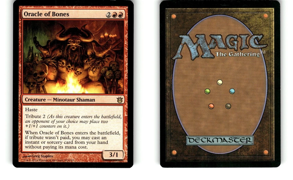 MTG Born of the Gods Oracle of Bones BOG 103/165 R   - Image 1 of 1