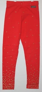 Girl's Matilda Jane Light Me Up red Gold Leggings Size 10 - Picture 1 of 1