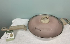 Masterclass Cookware 11" Chicken Fryer w/ Lid  HEALTHY OPTIONS, Induction PINK - Picture 1 of 9