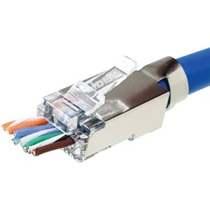 IDEAL 85-369 Shielded Feed-Thru CAT-6A/6/5-E Modular Plugs for Larger Diamete... - Picture 1 of 1