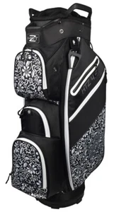 New Hot-Z Golf Ladies 4.5 Cart Bag Lace Black/White - Picture 1 of 4
