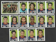 8 FIGURE STICKERS FOOTBALLERS PANINI 2004-05 COMPLETE TEAM CROTONE