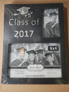 Class Of 2017 Picture Frame Wall Mount or Easel Back 4"×6" Picture New 8.5"×6.5" - Picture 1 of 5