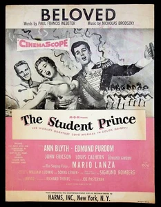 1954 The Student Prince Musicalfilm Noten zum Binden Ann Blyth Edmund Purdom - Bild 1 von 4