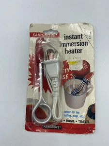 Vtg Fairgrove #998 Instant Immersion Heater Coffee Tea Travel Original Package - Picture 1 of 8