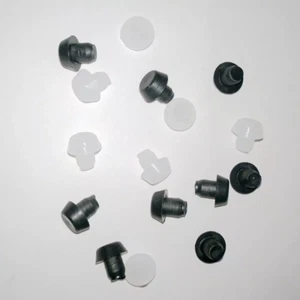 6mm Plastic Round Hole Plug Blanking Inserts End Cap Seal Stopper Tube Chair Leg - Picture 1 of 12