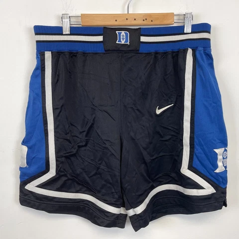 Nike Authentic Duke Blue Devils Basketball Shorts Vtg 90s NCAA College Sewn 36 Cover
