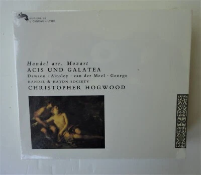 New 2 CD L'Oiseau-Lyre 430 538-2 Handel Acis & Galatea Hogwood Handel & Haydn  - Image 1 of 3