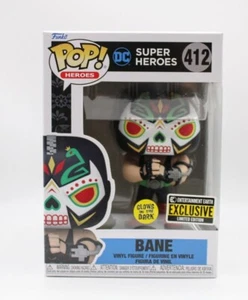 Funko POP! DC Dia De Los Bane Glow 412 EE Exclusive w/ .50mm POP! Protector - Picture 1 of 8