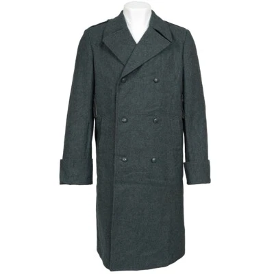 Original Swiss Army Wool Great Coat - Grey- Various Sizes- Genuine Surplus - Image 1 of 4