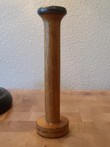 Vintage Joseph Lumb and Sons LTD Wooden Spool 67, 7 Inches Cover