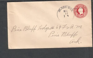 circa 1930 cover Black Oak Arkansas to masons lodge #69 Pine Bluff AR - Picture 1 of 1