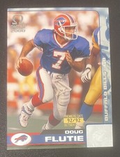 Doug Flutie 2000 Pacific Omega Premiere Date #’d 92/92 #15 - Buffalo Bills