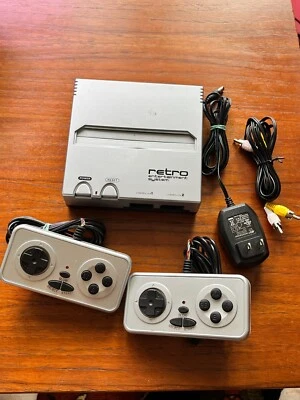 Reto-Bit Retro Entertainment System Famiclone NES Silver, Tested, Fast Shipping! - Image 1 of 4