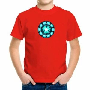Kinder T-Shirt Jungen Arc Reactor Iron Comic Film Blockbuster Parodie Geschenk - Bild 1 von 2