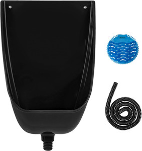 Plastic Urinals For Men,Black Waterless Urinal,Urine Diverter Large