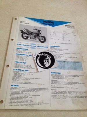 Honda CB600F Hornet PC34 98W 99X CB 600 CB600 Ficha Técnica Moto Rmt Forestay - Imagen 1 de 3
