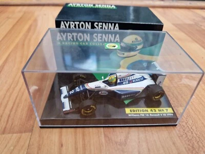 MINICHAMPS 1/43 AYRTON SENNA WILLIAMS FW16 RENAULT V10 1994 F1 DIECAST CAR - Image 1 of 3