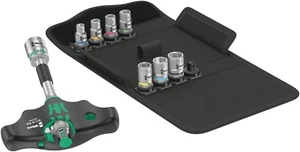 Wera 400 RA SET 2 Kraftform Kompakt T Handled 1/4" Drive Reversible Socket Set - Picture 1 of 13