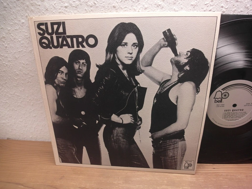 SUZI QUATRO - SAME 1974 Leather Textured Cover orig LP megarare Glam Rock - Bild 1 von 1