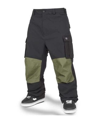 Volcom Nwrk Baggy Men's Snow Pants, Black, X-Large - Image 1 of 4